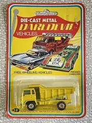 Durham Industries Die-Cast Metal DAREDEVIL Vehicles Yatming Dump Truck NIP