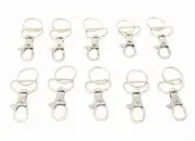 Crafts Metal Swivel Clasps Lanyard Hook Lobster Claw Clasp Clip with Key Ring