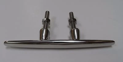 Marine 6" 150 mm Stud Mount Arch Humpback Cleat 316 Stainless Steel Dock Boat