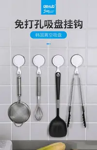 在飛比找Yahoo!奇摩拍賣優惠-韓國DeHUB強力吸盤廚房衛生間墻壁防水無痕掛鉤衣帽粘鉤強力