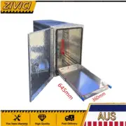 1450x500x700mm Black Aluminium Caravan Trailer Tool Box For Generator Webber BBQ