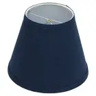 FenchelShades.com Lampshade 4 Top Diameter x 8 Bottom Linen Navy Blue