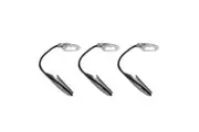 3x Portable Travel Flexible Neck led Clamp clip-on Reading book light Lamp