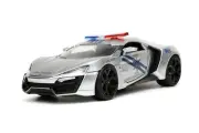 LYKAN HYPERSPORT POLICE 1/24 scale DIECAST CAR JADA TOYS 32927/4