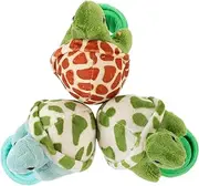 Hohopeti 3pcs Stuffed Animal Slap Bracelets Cartoon Turtle Wristbands for Safe Plush Design for Festivals Parties and Decorations Comfortable Wear and Materials