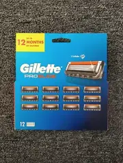 New Gillette ProGlide Razor Blades for Men - 12 Refills, E2