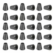 Bell Stopper Conical Cord Ends, 30Pcs Cord Fastener for Bags, Dark Grey