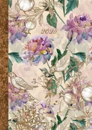 2025 Diary Blooming Gorgeous- A5 Padded Diary/planner Week to view GSC25301