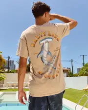 [Salty Life] Salty Life Men's Force T-Shirt in Sand Acid Natural Size 2XL 2XL Sand Acid Natural