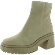 Steve Madden Womens Fella Beige Ankle Boots Shoes 8 Medium (B,M) BHFO 8780