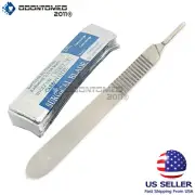 Scalpel Handle #3 +20 Sterile Surgical Blade #11 Surgical Dental Instruments