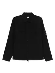 [C.P. Company] cotton rip-stop shirt XXL Black