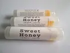 NEW 3 Sweet Honey Lip Balm Natural Oils Flavor Beeswax Sagebrush Montana Stick