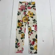 Old Navy Girls Floral Stretch Leggings Size Medium