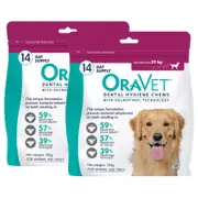 Oravet Dental Chews Large Dogs 23kg+ (28 chews)