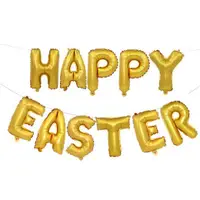 在飛比找蝦皮商城優惠-義大利 Happy Easter 復活節 字母鋁膜氣球 佈置