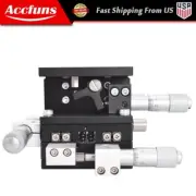 60x60mm 3Axis Linear Stage Trimming Platform Bearing Tuning Sliding Table
