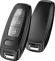 ELOHEI for Audi Key Fob Cover, Special Soft TPU Key Case Cover