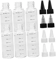 Alipis 8Pcs Empty Squeeze Bottles with Scale Refillable for DIY Projects for Aromatherapy Spa Salon Use Precision Pointed Nozzle for Easy Application