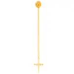 CINCO 葡萄牙精品 金色十字架項鍊 簡約款 925純銀24K金 BELLA NECKLACE