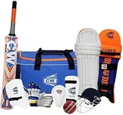 SCOREMASTER Cricket Kit Full Kit for Boys Age 8 to 9 Year Old Boys & Girls Cricket Kit Set with All Things Kashmir Cricket Kit Unisex Cricket Kit Junior Size Children Wooden Set