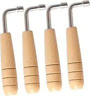 UPKOCH 4pcs Lyre Harp Adjustment Wrench: String Instrument Tuning Tools for Beginners Professionals Musical Instrument Accessory