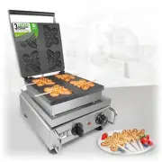 ALDKitchen Waffle Stick Maker | Butterfly-Shaped | 4 Pcs | Waffle on a Stick