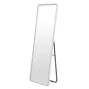 Standing Full Length Rectangle Mirror White Standing Large Bedroom Hallway