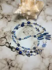 Eyeglass/Lanyard/Badge/Mask Holder/Pearl/Shell/MOP Swarovski Elements USA