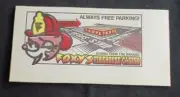 ORIGINAL 1977 VINTAGE FOXYS FIREHOUSE CASINO LAS VEGAS FUN BOOK COUPONS