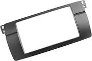 KIXURO Double Din Radio Frame Estereo Doble Din Car Stereo Fascia Dash Kit Install Panel Plate Adapter 2 Din, for, 3-Series E46 Car Radio Dashboard Panel