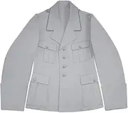 [militaryharbor] Luftwaffe M35 Officer White Summer Jacket Tunic Short Cut