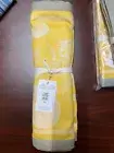 NEW Williams Sonoma Spring Citrus Jacquard Table Runner Blue Yellow 16 x 108