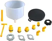 15Pcs Spill Proof Portable Coolant Filling Kit Gas Oil Liquid Refilling Funnel Tools Car Radiator Coolant Filling Funnel Kit