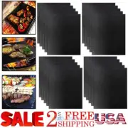 20x BBQ Grill Mat Black Non Stick Bake Magic Matt Miracle Reusable As Seen On Tv