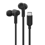 Belkin SoundForm USB-C Wired Headphones With Adjustable Volume Limiter-Black (G3H0002fqBKV2),IPX5-Rated,10mm Drivers,Wired Connection,2 Years Warranty G3H0002fqBKV2