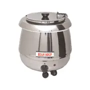 Lce Sk10s Benchtop 10l Soup Kettle Warmer Soup Pot Stainless Steel