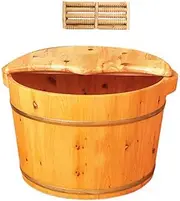 Wood Foot Bath Bucket Relax Foot Spa,Large Foot Bath Basin,Thickened Material Foot Bucket,Foot Tub for Soaking Feet. Super Easy to use Interesting