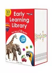 5-7 DAYS DELIVERY- Early Learning Library - Box Set of 10 Books: Big Board Books