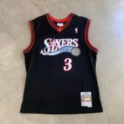 NWT Mitchell & Ness Allen Iverson Philadelphia Sixers Jersey Sz XL