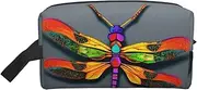 [FSCEV] Cute Dragonfly Storage Bag Toiletry Bag Travel Bag Cute Cosmetic Bag Makeup Accessories, White, One Size