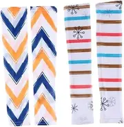 [Outanaya] 2pcs Women's Arm Sleeves Cooling Sun Protection Sleeves UV Blocking Practical for Activities
