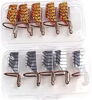 AUTSUPPL 5 Pack Aluminum Nail Extension Finger Rests for Nail Art Lines for Accurate Guide for Home or Salon Use