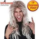 W777 Tammy Blonde Rocker Party Rock Star Head Bangers Costume Wig Hair 1980s