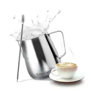 Milk Frothing Pitcher Jug Coffee Spoons Frother Steamer Cup Foam Making Suita...