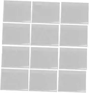 Yardwe Self-Adhesive Index Card Pockets Adhesive Card Sleeves for Warehouse Sturdy PVC Material