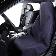 HEHA Sweat Towel Seat Cover for Gym Workout,Running, Beach Swimming,Outdoor Water Sprots,Bucket Seat Protector,Anti-Slip,Dark Blue (Z-1PCTOWEL)