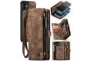 Apple iPhone 11 CaseMe 008 2-In-1, 8 Card Zip Wallet with Detachable Phone Cover