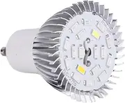 Full Spectrum LED Grow Light Bulb E27 E14 GU10 | 18W 18 LED Bulb for Indoor Plants, Hydroponics, Greenhouse, Flower Growth, Seedlings (GU10)