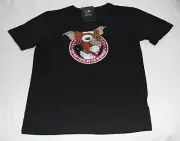 Gremlins Gizmo Do Not Feed Mens Black Printed Short Sleeve T Shirt Size M New